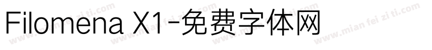 Filomena X1字体转换